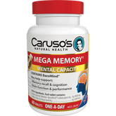 Caruso's Natural Health Mega Memory 60 Tablets